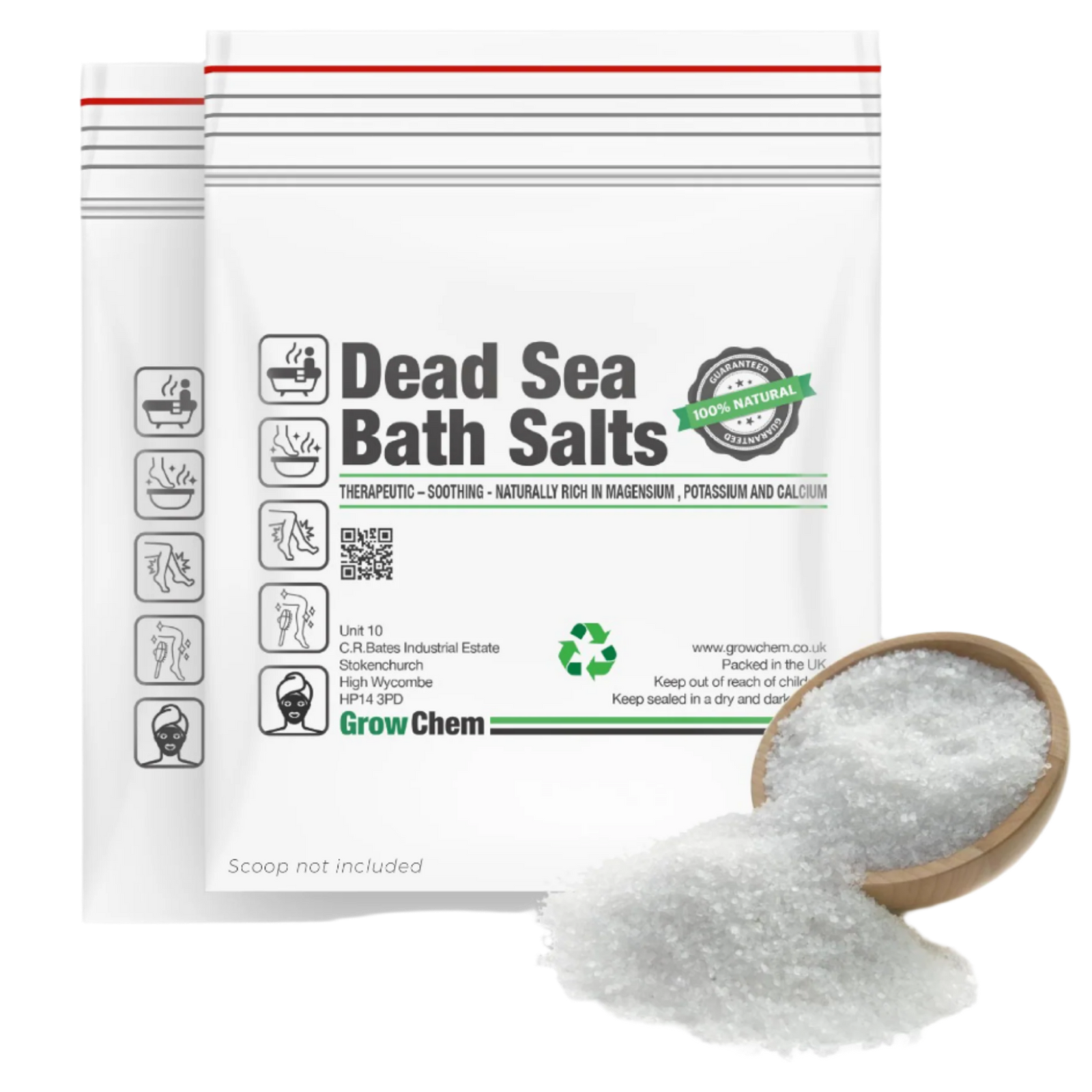 Dead Sea Bath Salts - Grow Chem- FREE UK EXPRESS DELIVERY
