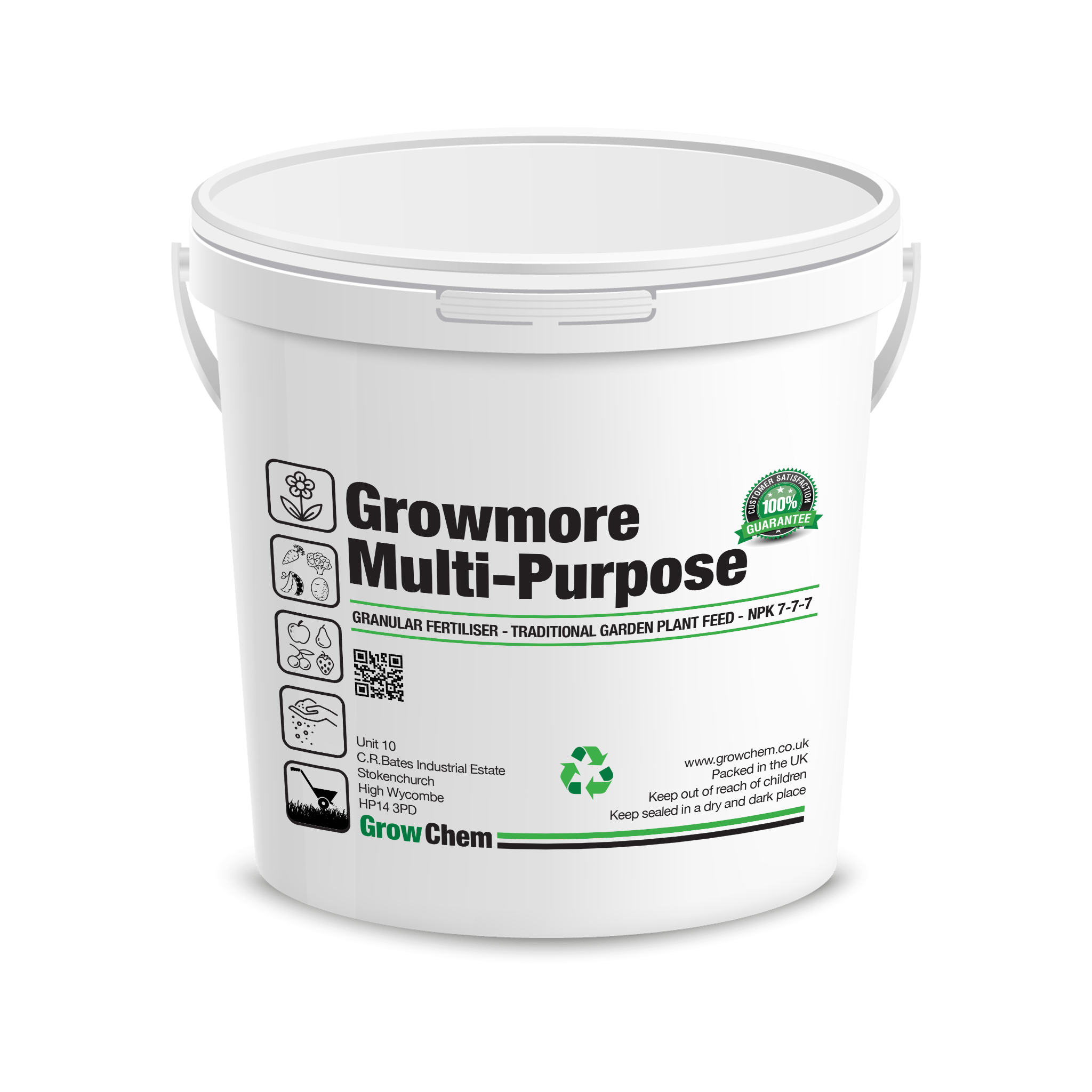 Doff Growmore 7-7-7 Ready To Use Fertiliser 2kg | Bargains